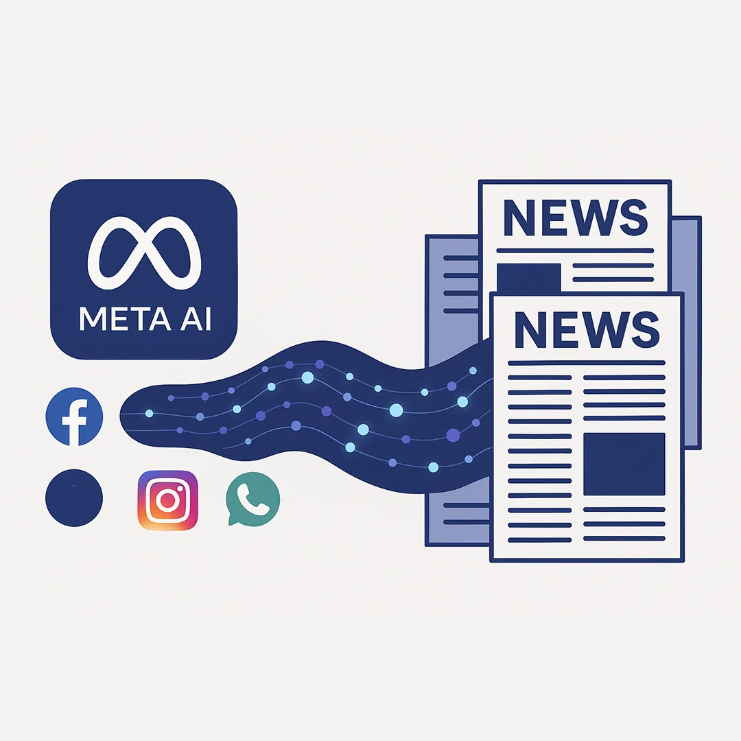 Meta AI e giornali: cosa cambia per le notizie